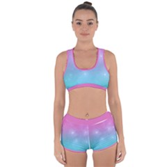 Pastel Goth Galaxy  Racerback Boyleg Bikini Set by thethiiird