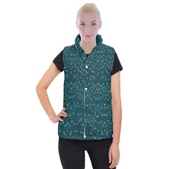 Reef Filled Of Love And Respect With  Fauna Ornate Women s Button Up Vest by pepitasart