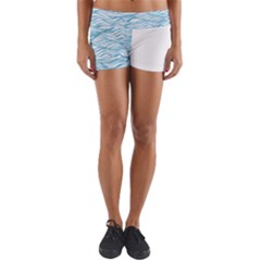 Abstract Yoga Shorts by homeOFstyles