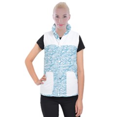 Abstract Women s Button Up Vest by homeOFstyles