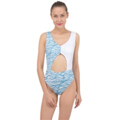 Abstract Center Cut Out Swimsuit by homeOFstyles