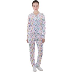 Linux Kernel Penguin Pattern Logo Casual Jacket And Pants Set