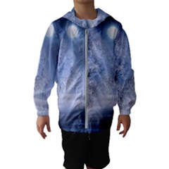 Nature Landscape Winter Kids  Hooded Windbreaker