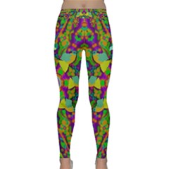 Birds In Peace And Calm Classic Yoga Leggings by pepitasart