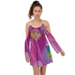 Palm Beach Winter Ladies drop sleeve dress