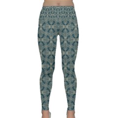 Pattern1 Lightweight Velour Classic Yoga Leggings by Sobalvarro