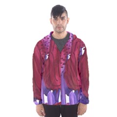 Pattern 17 Men s Hooded Windbreaker by Sobalvarro