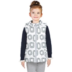 Forest Patterns 16 Kids  Hooded Puffer Vest by Sobalvarro