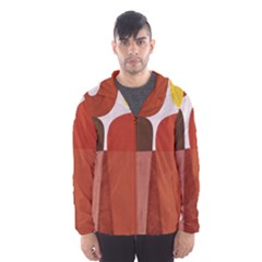 Sophie Taeuber Arp, Composition À Motifs D arceaux Ou Composition Horizontale Verticale Men s Hooded Windbreaker by Sobalvarro