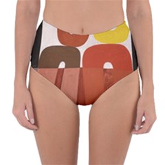 Sophie Taeuber Arp, Composition À Motifs D arceaux Ou Composition Horizontale Verticale Reversible High-waist Bikini Bottoms by Sobalvarro