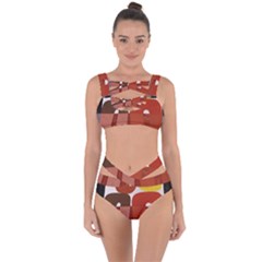 Sophie Taeuber Arp, Composition À Motifs D arceaux Ou Composition Horizontale Verticale Bandaged Up Bikini Set  by Sobalvarro