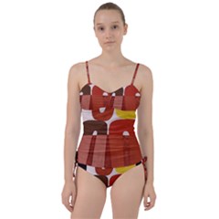 Sophie Taeuber Arp, Composition À Motifs D arceaux Ou Composition Horizontale Verticale Sweetheart Tankini Set by Sobalvarro