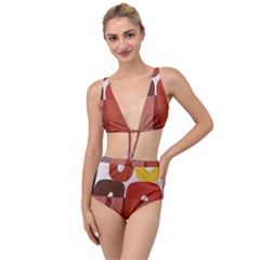 Sophie Taeuber Arp, Composition À Motifs D arceaux Ou Composition Horizontale Verticale Tied Up Two Piece Swimsuit by Sobalvarro