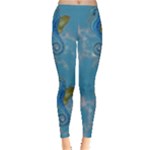 Leggings Seahorse Blue Leggings 