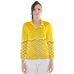 Sweet Honey Drips With Honeycomb Women s Windbreaker