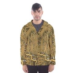 Pcb Printed Circuit Board Men s Hooded Windbreaker