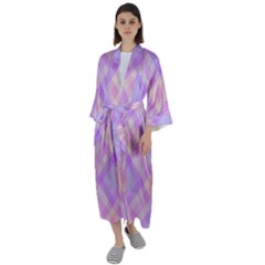 Kariert Muster Stoff Vintage 1580504533x2u Maxi Satin Kimono by Sobalvarro