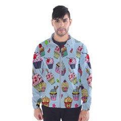 Cupcake Doodle Pattern Men s Windbreaker by Sobalvarro