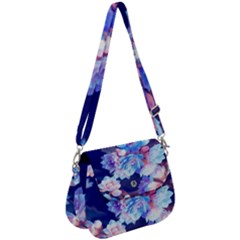 Flowers Saddle Handbag by Sparkle