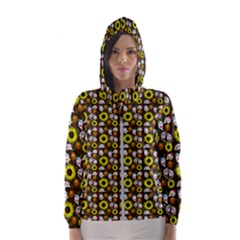 Hawaii Ghost Brown Women s Hooded Windbreaker by snowwhitegirl