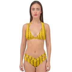 Digital Stars Double Strap Halter Bikini Set by Sparkle