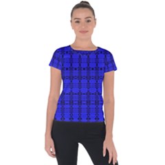 Digital Illusion Short Sleeve Sports Top  by Sparkle