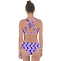 Digital Waves Criss Cross Bikini Set View2