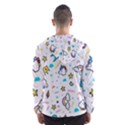 Unicorns Rainbows Seamless Pattern Men s Hooded Windbreaker View2