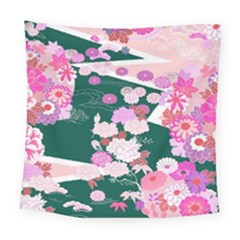 Japanese Style  Square Tapestry (large) by NiOng