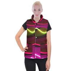 Neon Wonder Women s Button Up Vest by essentialimage