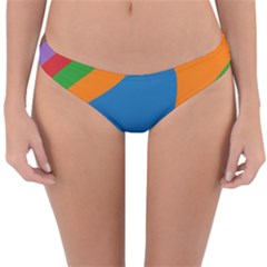 Rainbow Road Reversible Hipster Bikini Bottoms by Sparkle