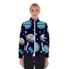 Space Seamless Pattern Winter Jacket