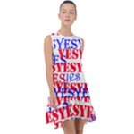 Stay Positive! The Yes Frill Swing Dress