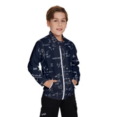 Mathematical Seamless Pattern With Geometric Shapes Formulas Kids  Windbreaker