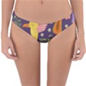 Exotic Seamless Pattern With Parrots Fruits Reversible Hipster Bikini Bottoms View1