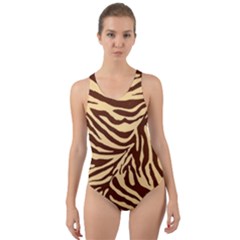 Zebra 2 Cut-out Back One Piece Swimsuit by dressshop