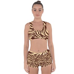 Zebra 2 Racerback Boyleg Bikini Set by dressshop