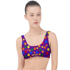 Gay Pride Rainbow Multicolor Dots The Little Details Bikini Top by VernenInk