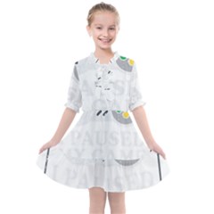 Ipaused2 Kids  All Frills Chiffon Dress by ChezDeesTees