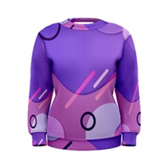 Colorful-abstract-wallpaper-theme Women s Sweatshirt