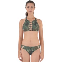 Camouflage-splatters-background Perfectly Cut Out Bikini Set by Vaneshart