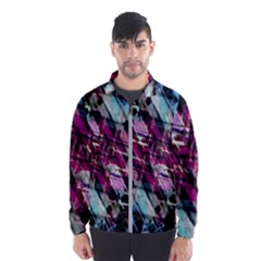 Matrix Grunge Print Men s Windbreaker by dflcprintsclothing