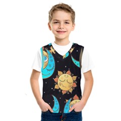 Seamless Pattern With Sun Moon Children Kids  Sportswear
