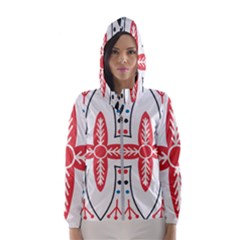 Motif Women s Hooded Windbreaker by Sobalvarro