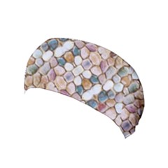 Rounded Stones Print Motif Yoga Headband by dflcprintsclothing