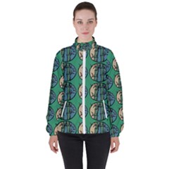 Bamboo Trees - The Asian Forest - Woods Of Asia Women s High Neck Windbreaker