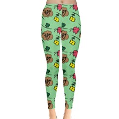 Lady Bug Fart - Nature And Insects Leggings  by DinzDas