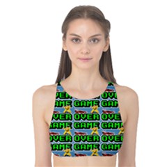 Game Over Karate And Gaming - Pixel Martial Arts Tank Bikini Top by DinzDas
