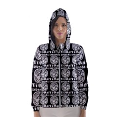 Inka Cultur Animal - Animals And Occult Religion Women s Hooded Windbreaker by DinzDas