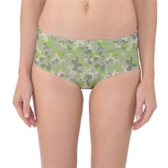 Camouflage Urban Style And Jungle Elite Fashion Mid-waist Bikini Bottoms by DinzDas